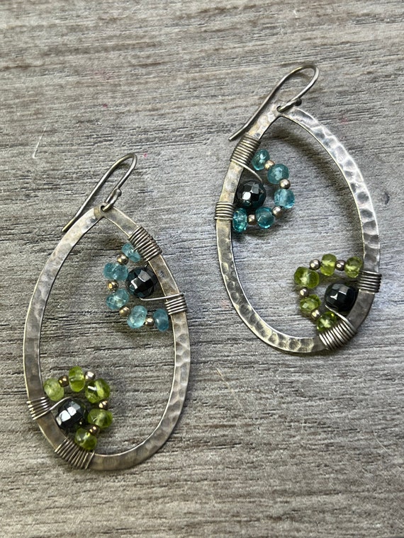 Deaigner dangle earrings - image 2