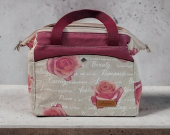 Unique handmade canvas handbag: Stylish elegance and functionality combined