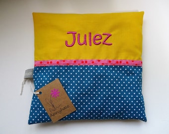 Personalized grain pillows 20 x 20 cm