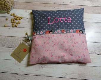 Personalized grain pillows 20 x 20 cm