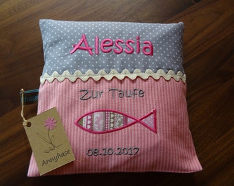 Personalized grain pillows 20 x 20 cm