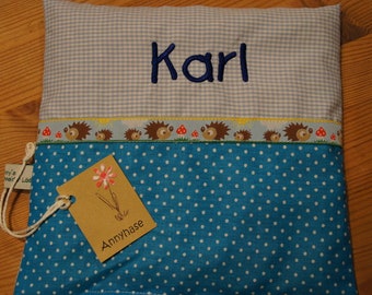 Personalized grain pillows 20 x 20 cm