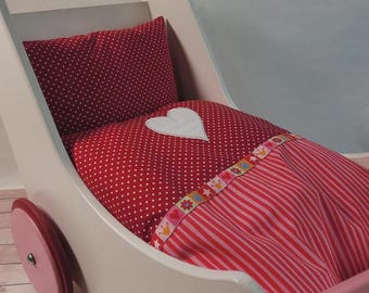 Puppenbettwäsche Größe S M L und Maße auf Wunsch