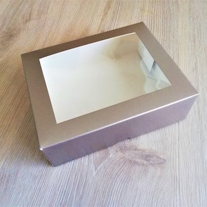 5 Gebäckschachteln, Geschenkenkkarton, Muffin Karton, Weihnachtsgebäck, Plätzchendose