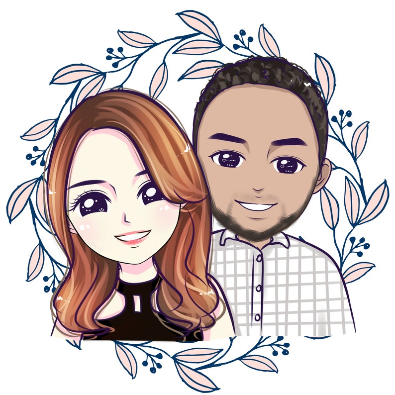 Anime Portrait Custom Portrait Family Portrait Anime Gift - Etsy