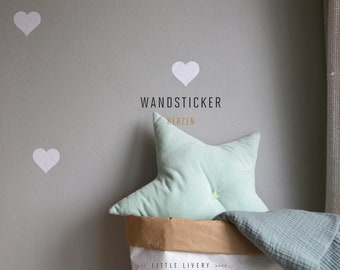 Herzen Wandsticker