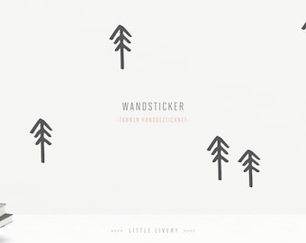 Tannen // Wandsticker Set
