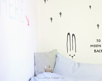 HASE  // Wandsticker Kleine Freunde / Kinderzimmer