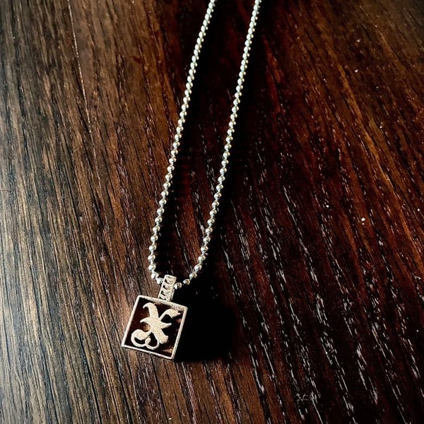 Straight edge pendant ( version 2)