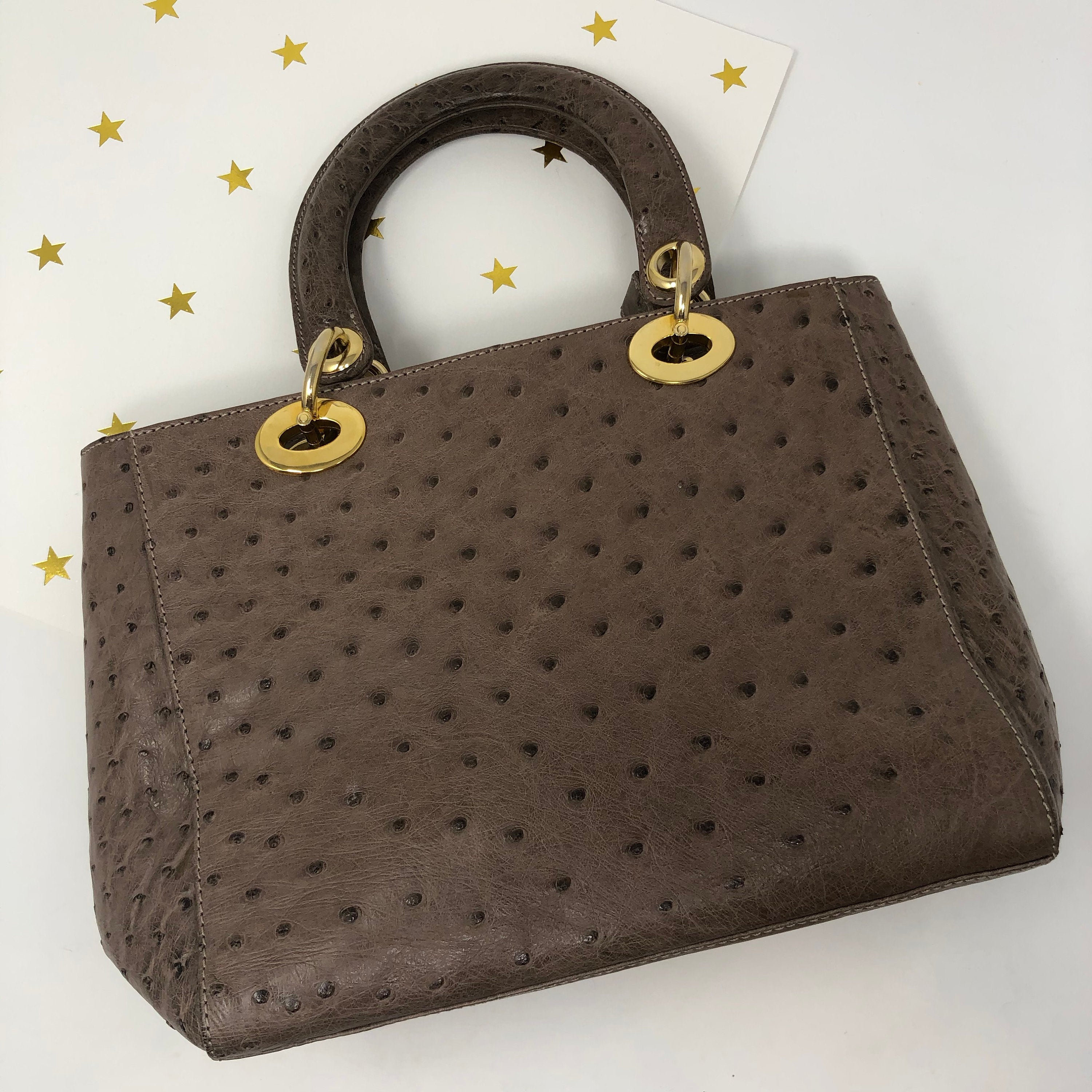 ostrich leather bag price