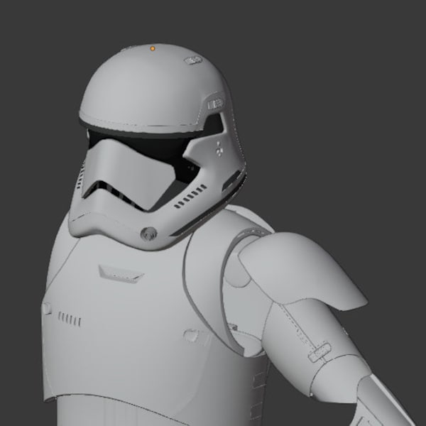 First Order Stormtrooper 3d print file (STL) - based on 501st CRL