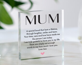 Mothers Day Gift | Mum Gift | Mum Birthday Gift | Gift from Kids | Gift for Mum |  | Quote Gift for Mum