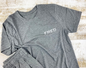 personalised mens pjs