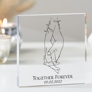 Gepersonaliseerde verjaardagscadeau paar voor hem, samen voor altijd cadeaus, jubileumcadeaus, jubileumcadeaus voor vriend, kerstcadeau