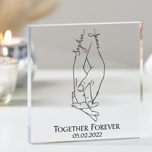 Personalised couple anniversary gift for him, together forever gifts, anniversary gifts, anniversary gifts for boyfriend, Christmas Gift