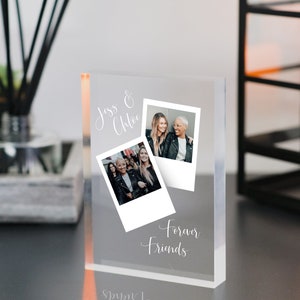 Personalised Best Friend Gifts | Personalised Polaroid Photo | Personalised Photo | Photo Plaque | Gift for Her | Custom Acrylic Photo Print