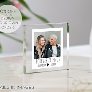 Best Friend Photo Gift | Forever Friends | Gift for Her | Best Friend Birthday | Birthday Gift for Her | Gift for Sister | Friendship Gift