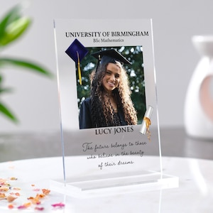 Graduation Plaque | Graduation Gift for Her / Him | Personalised Graduation Gift | Graduation Gift for Daughter | Graduation Gift for Son