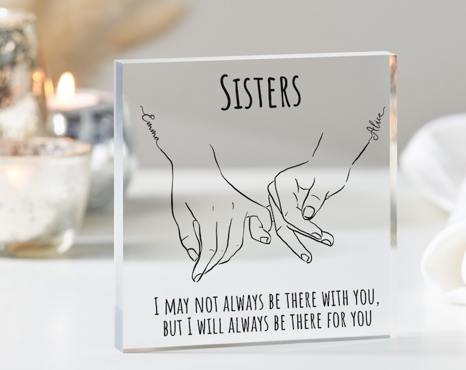 Personalisiertes Geburtstagsgeschenk Für Schwester – Stahlgravur-Karte, Brieftaschenformat, Mit Umschlag