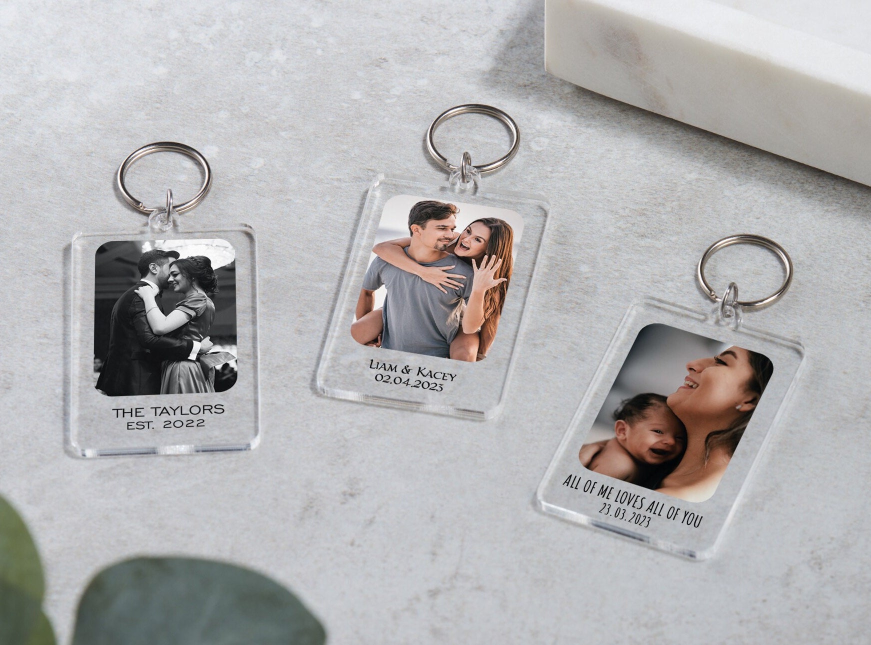 Personalised Car Keyring - Personalised From Your Photo - CustomKings