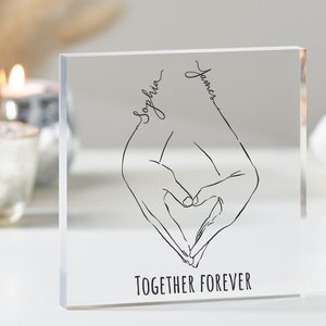 Together Forever, Valentines Gift, Gift for Boyfriend, Gift for Girlfriend, Valentines Gift for Husband, Couples Gift, I love boyfriend gift