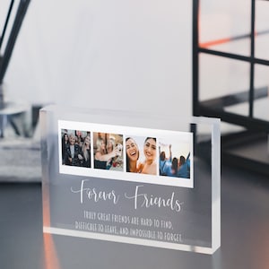 Personalised Best Friend Gifts | Photo Booth Strip Photos | Personalised Photo | Photo Plaque | Gift for Her | Custom Acrylic Photo Print