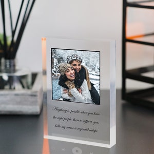 Personalisierter Bester Freund Geschenk /Plakette, Beste Freundin Geschenk, Geschenk für Sie, Beste Freundin Geschenk, Acryldruck, Individueller Acryldruck