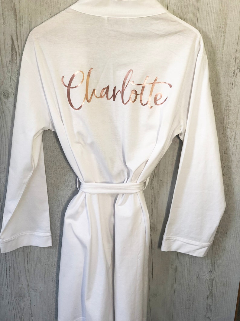 Personalised Robe Wedding day Wedding personalised robe Etsy