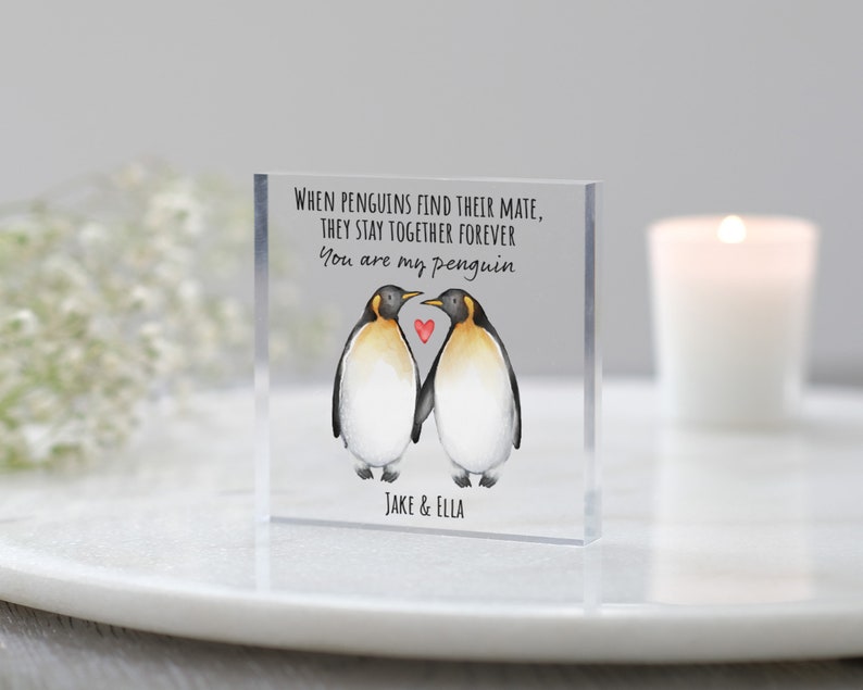 When Penguins Find Their Mate Gift Anniversary Gift - Etsy
