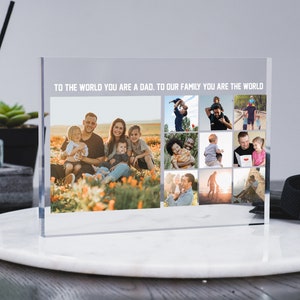 Birthday Gift for Dad | Personalised Photo Plaque | Personalised Photos | Gift for Dad  | Gift for Him | Custom Acrylic Photo Prints