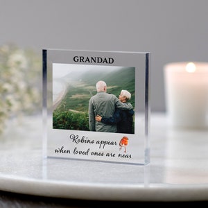 Sympathy Gift | When Robins Appear |  | Lost Loved Ones | Memorial Gift | Bereavement Gift | Grandad Sympathy Gift | Father Mother Memorial