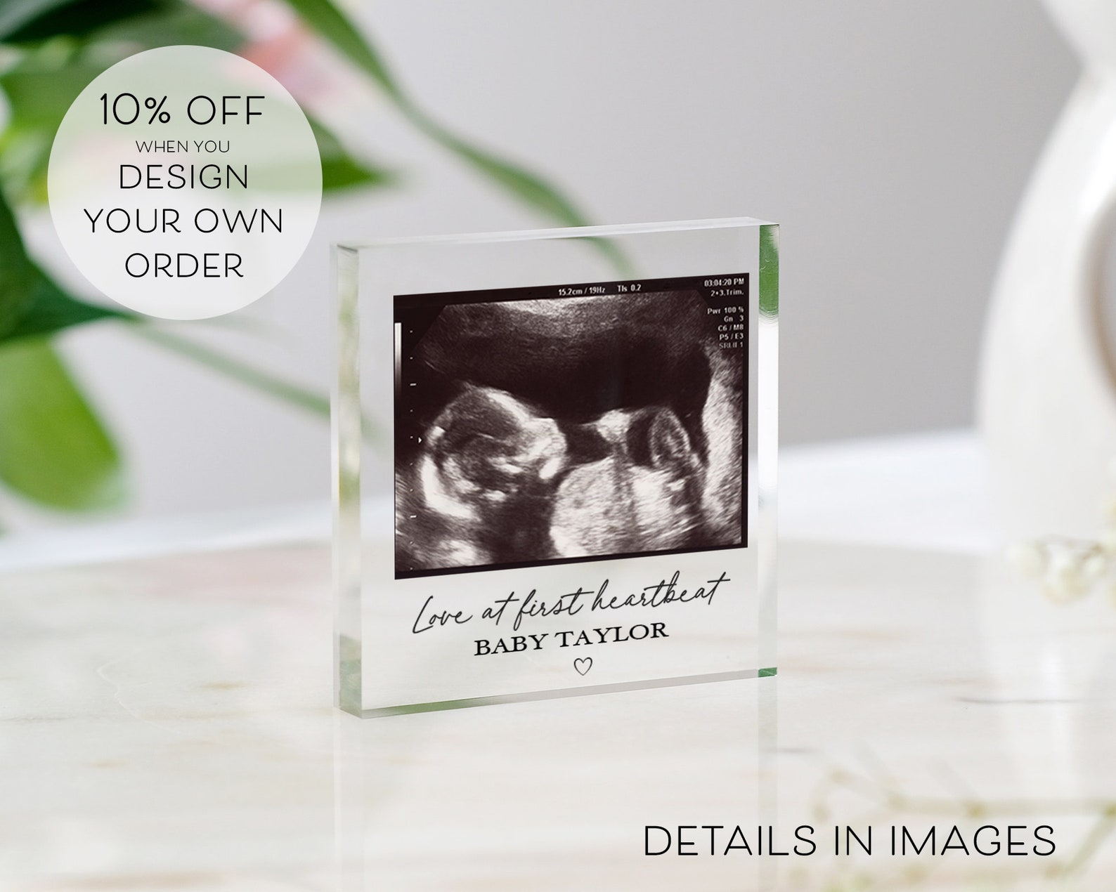 Baby Scan Photo Baby Scan Frame Baby Scan Gift - Etsy UK