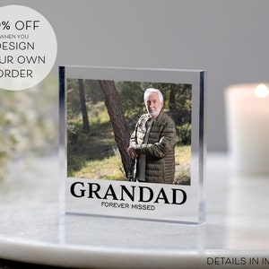 Grandad Memorial | Sympathy Gift | Loss of Grandad | Loss of Father | Bereavement Gift | Memorial Gift | In Loving Memory | Rememberance