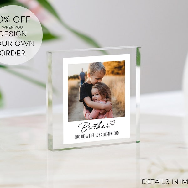 Gift for Brother | Photo Gift for Brother | Big Brother Gift | Little Brother Gift | Baby Brother Gift | Gift from Sister |