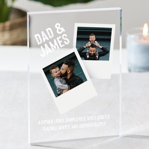 Fathers Day Gift | Personalised Photo Plaque | Personalised Photo | Gift for Dad  | Gift for Him | Custom Acrylic Photo Print | Dad Gift