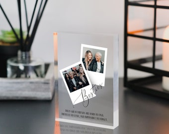 Personalised Best Friend Gifts | Personalised Polaroid Photo | Personalised Photo | Photo Plaque | Gift for Her | Custom Acrylic Photo Print