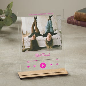 Personalized Spotify Album Cover, Valentines Gifts for Her, 1st