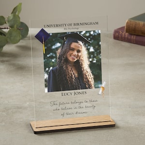 Personalised Graduation Gift | Graduation Plaque | Graduation Gift for Her | Graduation Gift for Daughter | Graduation Gift for Grandaughter