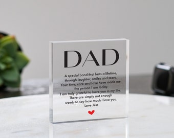 Regalo para papá / Regalo del Día del Padre / Regalo para papá / Regalo de cumpleaños para papá / Regalo para papá / Regalo con frase para papá / Regalo para el mejor papá del mundo