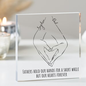 Geschenk für Väter Papa, Vatertagsgeschenk von der Tochter, Papa Geburtstagsgeschenk, Papa Geschenk, Neues Papa Geschenk, Geschenk für Papa, Kunstgeschenk für Papa