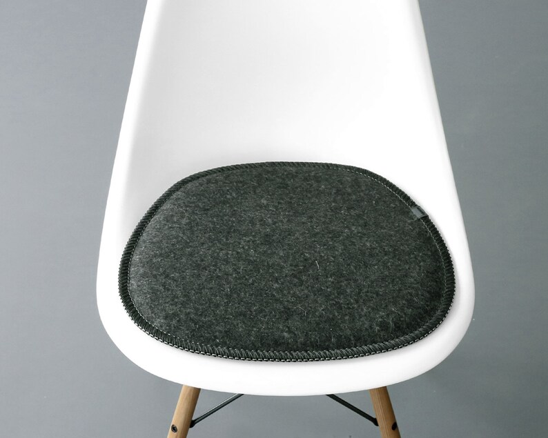 100/% wool felt Eames Side Chair seat cushion felt chair cover farn color felt seat pad