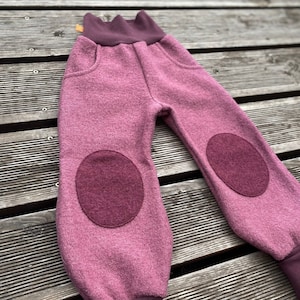 Walk trousers, wool trousers, bloomers, new wool, old pink & dark berry and many colors!!