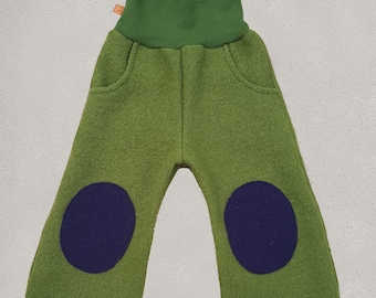 Wool Pants Walkpants Pants Pants Virgin Wool Walk Green-Blue & Many Colors !!