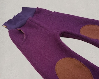 Walk trousers wool trousers pump trousers virgin wool walk berry-aubergine-rust & many colors!!