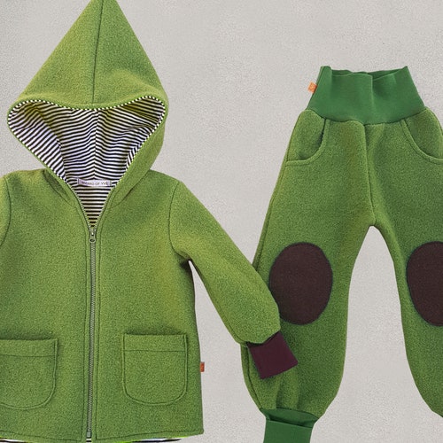 Walk Set shops // Walk Jacket or Walk Coat & Walk Pants Pants Virgin Wool Olive Green-Brown