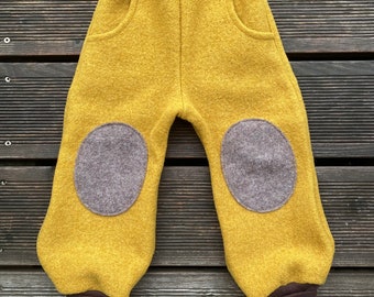 Walk trousers wool trousers bloomers virgin wool walk mustard yellow-brown-mud & many colors !!