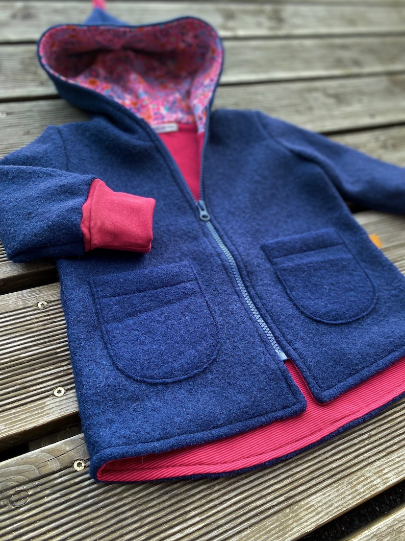 boiled wool jacket or boiled wool coat image 1