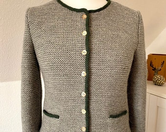Hand-knitted traditional jacket for women - in your size and desired color