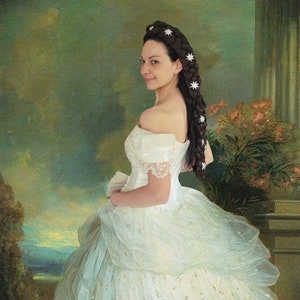 Sisi Empress of Austria Hairpiece Winterhalter image 1