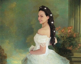 Sisi Empress of Austria Hairpiece "Winterhalter"